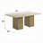Beachampton Dining Table W/natrual Marble Top