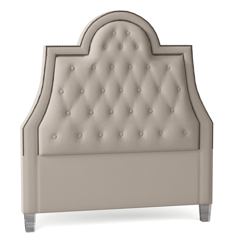 Amanda Upholstered Headboard, Queen, Wismar Burlap, Natural