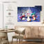 Trois pingouins avec arbre de Noël-71963487