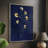 Indigo 1 Framed Print - Solid Wood-1031796360