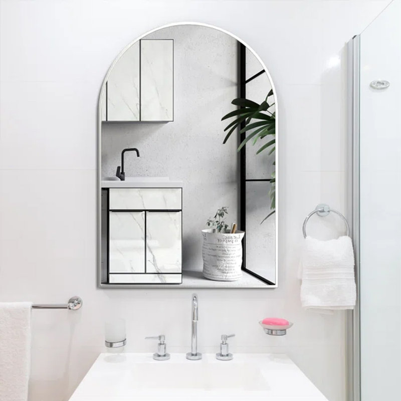 Miroir ovale 20 po x 33 po, 20" x 30", Gld, Arche