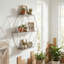 Rangement mural décoratif à 3 niveaux pour décoration intérieure - Décoration murale suspendue moderne pour la cuisine, le bureau ou la chambre à coucher - Gris-124007974