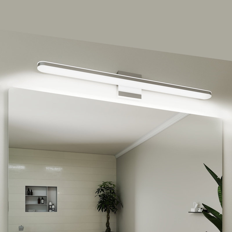 LED Vanity Light Bar,Dimmable Bathroom Wall Sconce, Polished Chrome Finish Modern, 3.3" H x 31.5" W x 4.3" D