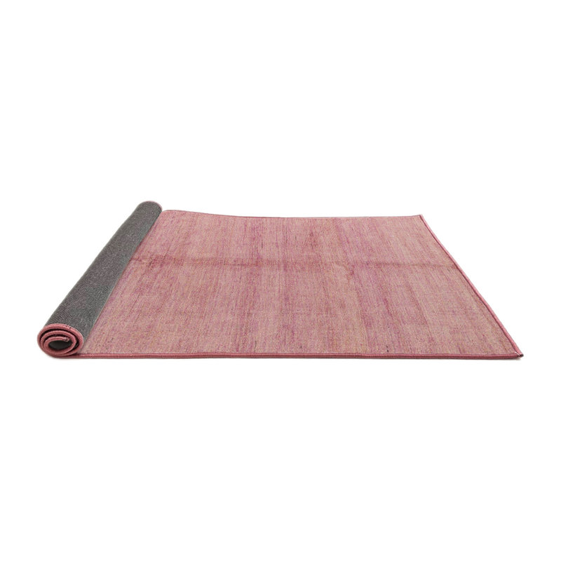 Tapis multicolore à motif abstrait Delaris, Carré 5 pi