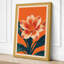Striped Bloom Botanical - Wrapped Canvas-1634020307-1634020318