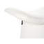 Pouffe RIDDLE Off-White Faux Fur 57 cm