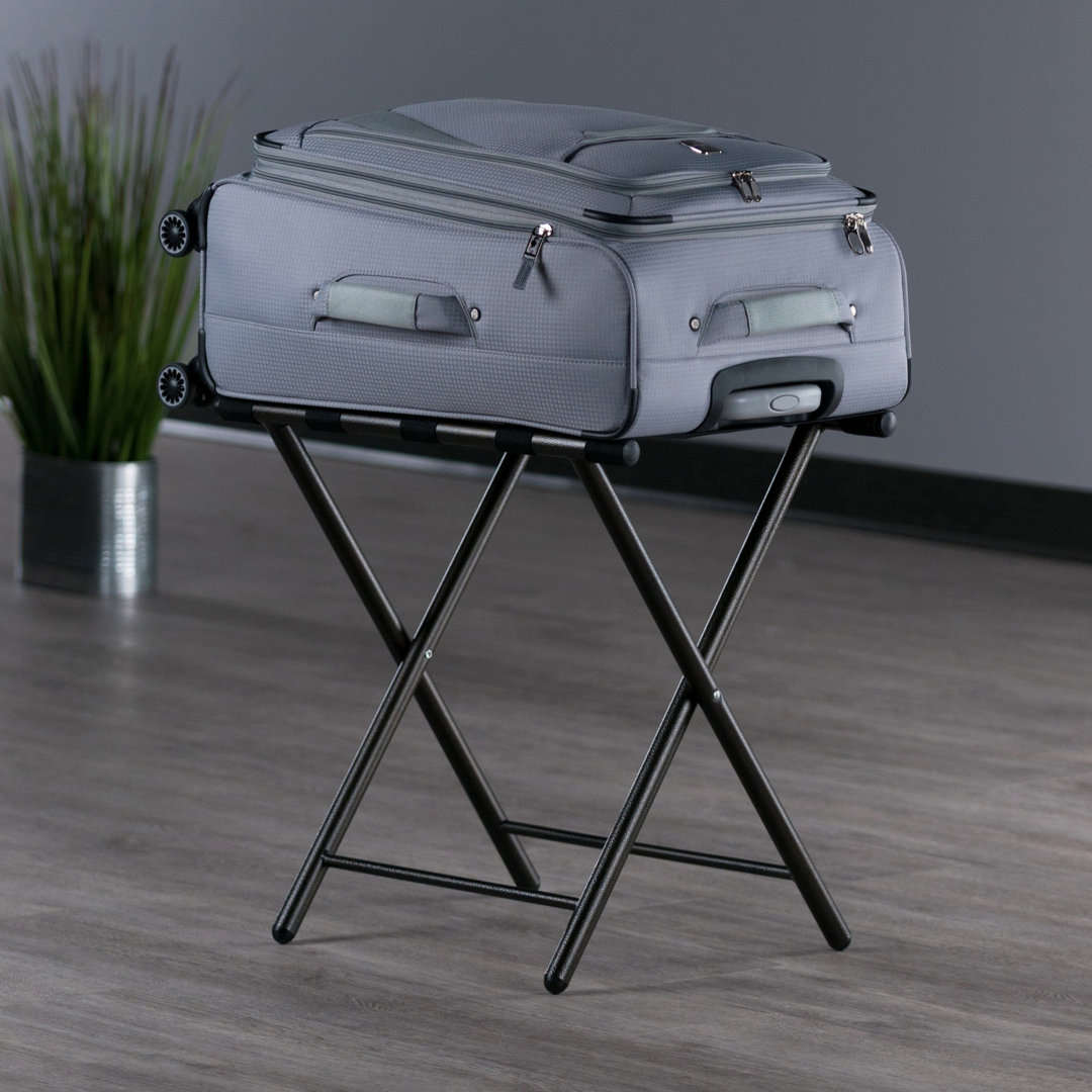 Folding Metal Luggage Rack Winsome