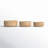 Ensemble de 3 paniers en rotin Low Cane