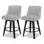 Tabouret pivotant avec structure en bois massif Malakeh-940147263-1000772009-985001772