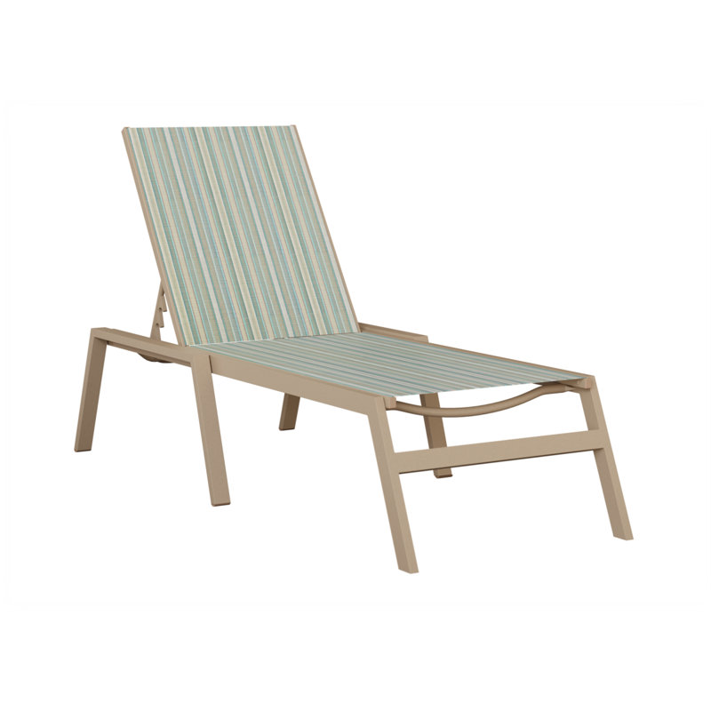 Chaise longue sans accoudoirs Berlin Gardens Vida, Sahara moucheté