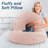 Queen Rose Pregnancy Pillow Cooling, Maternity Pillow with Soft Cotton Cover, C Shaped for Side Sleeping-480089164
