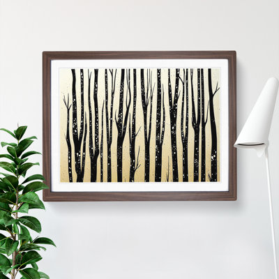 Forest Splatter Vol.1 - Single Picture Frame Painting