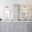 Modern Bathroom Vanity Light Fixture With Finish And Clear Glass Shade, Dimmable Wall Sconce Lighting For Bathroom, Bedroom, And Living Room-1236947668