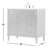 Readington 36'' Single Bathroom Vanity with Engineered Marble Top-144748966