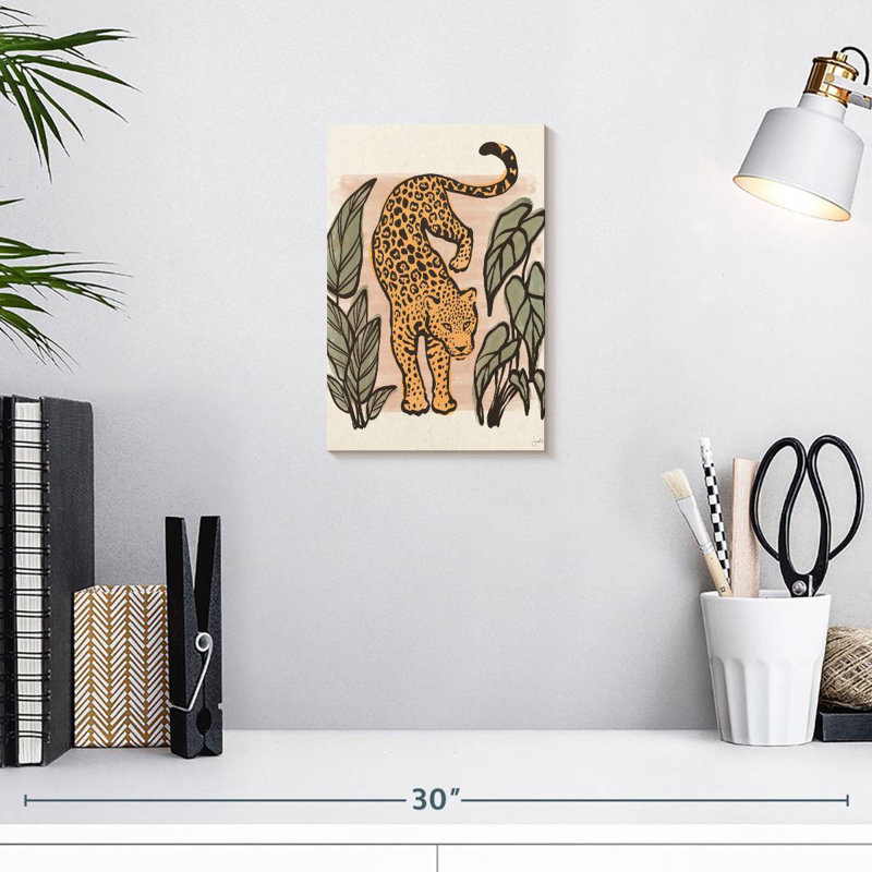 Brampt Jungle Cats I, 12" H x 8" W