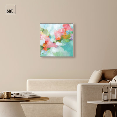 Un état de calme II - Impression acrylique d'Ira Comleva, décoration murale Sage par Art Remedy, 20 x 20