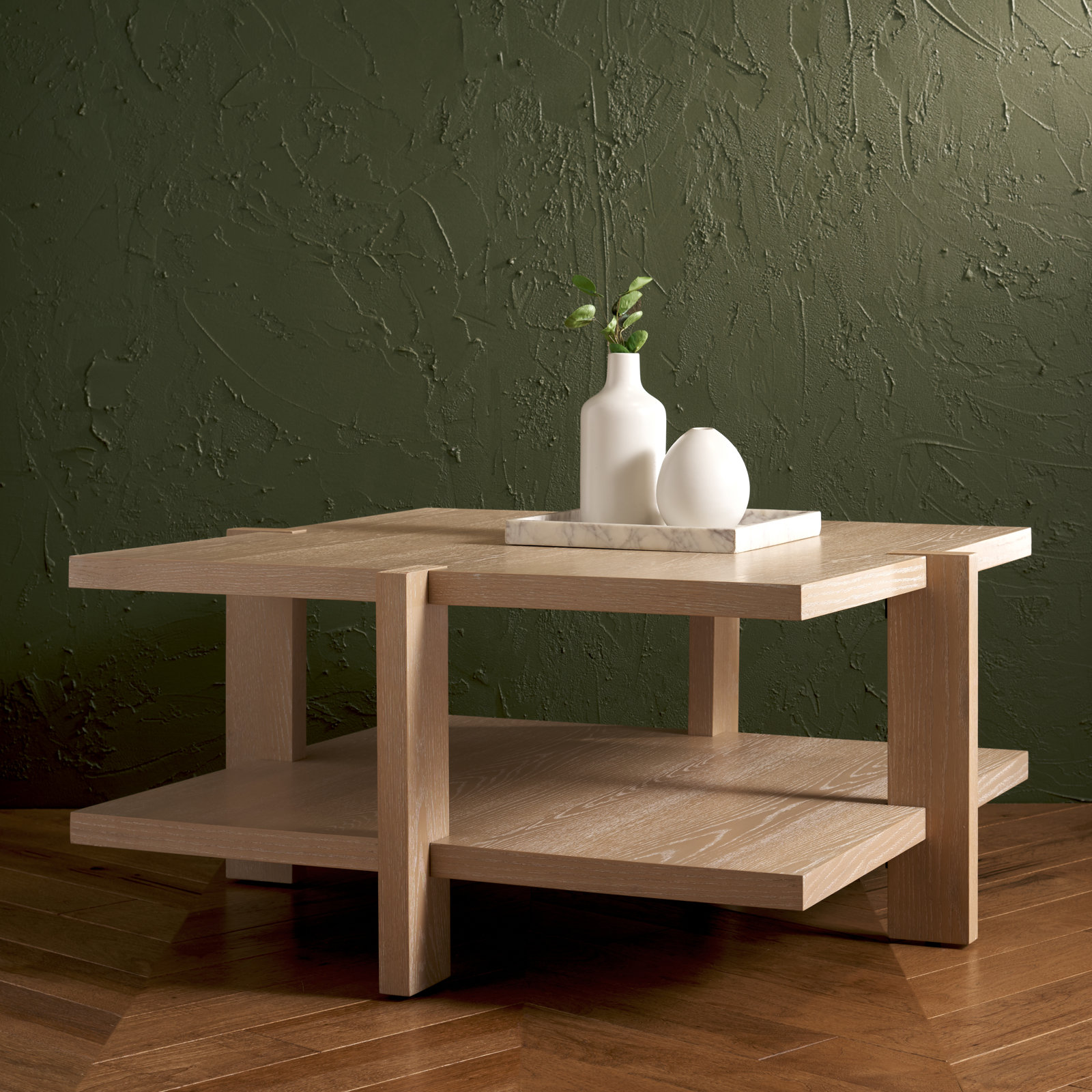 Provo 40" Coffee Table, Weathered Gray