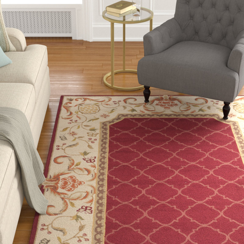 Arends Hand Hooked Performance Geometric Rug, Rectangle 8' x 10'