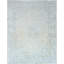 High-Quality Hand-Knotted Ivory And Aqua Area Rug