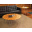 Sage Round End Table With Metal Legs