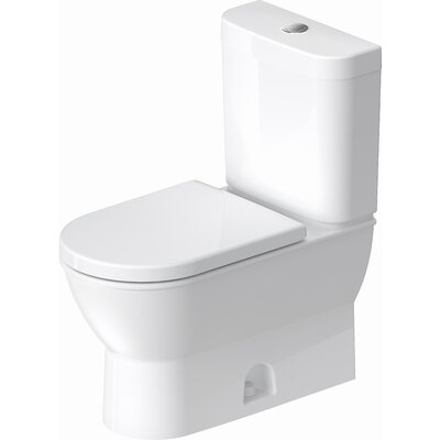 Darling New 1.28 GPF (Water Efficient) Elongated Two-Piece Toilet (Seat Not Included) -  Duravit, D2101800