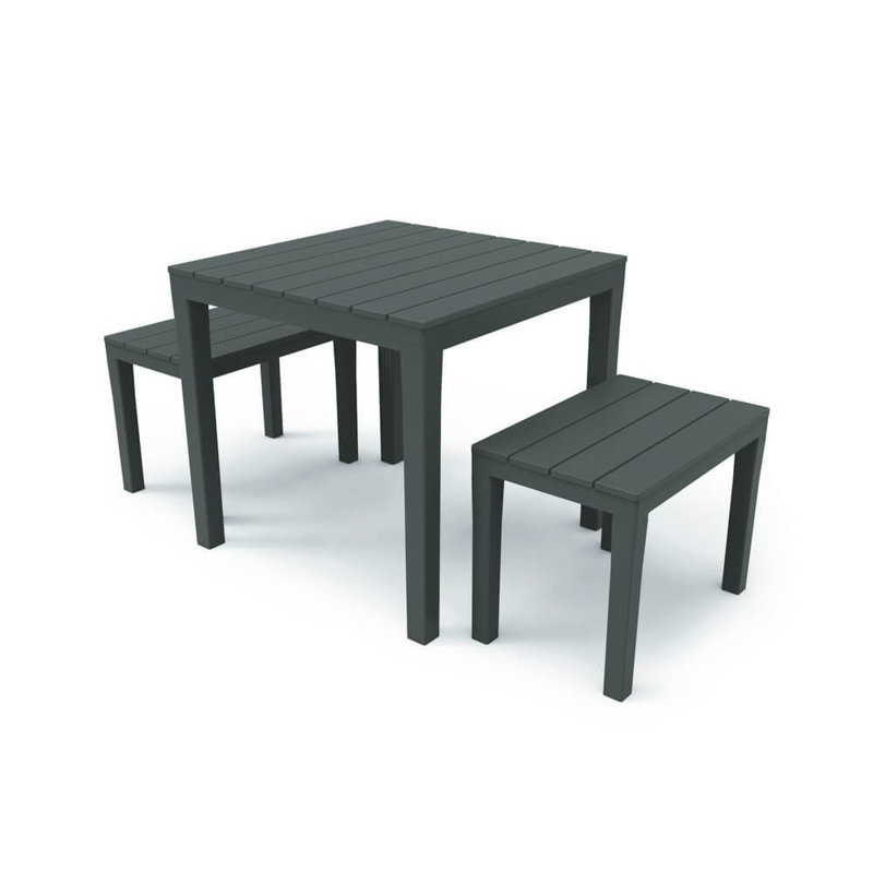 Ensemble de conversation 3 pièces pour 3 personnes Patio Perfection Steward