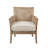 Cane Armchair, Solid Wood