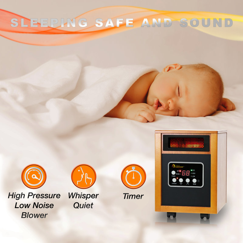 Cherry Mobile Infrared Space Heater with Eco Mode, 1500W