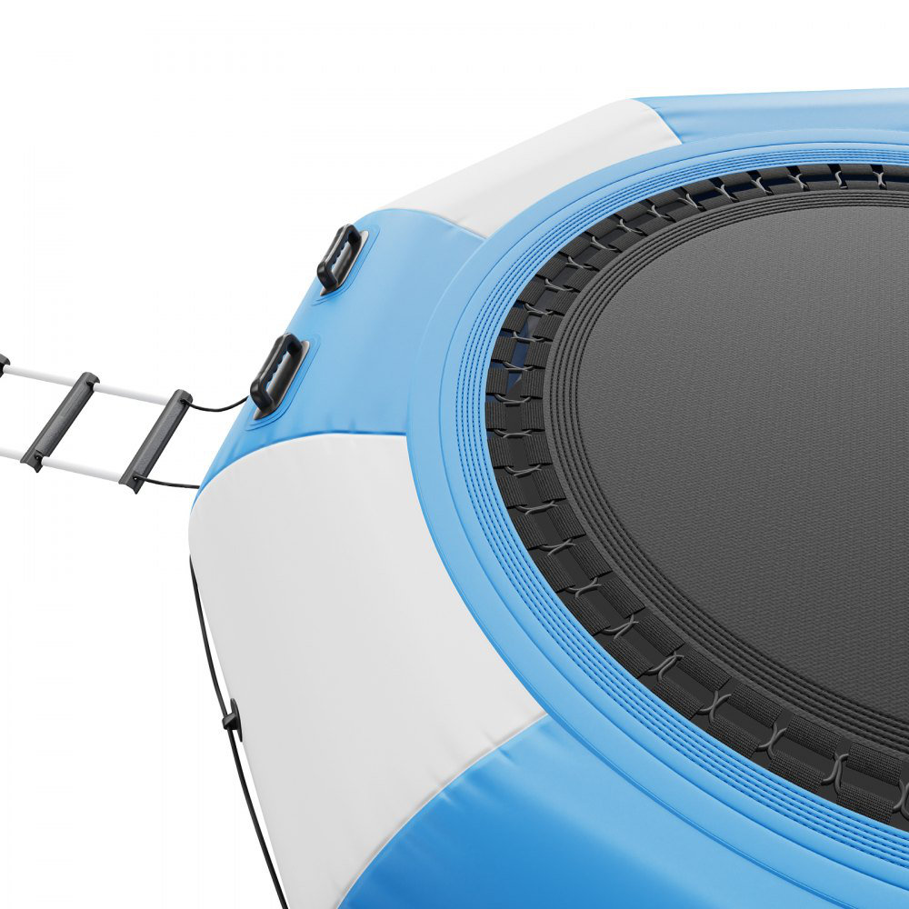 VEVOR Inflatable Water Bouncer, Recreational Water Trampoline, Portable Bounce Swim Platform VEVOR 