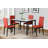5-Piece Metal Dinette Set With Laminated Faux Marble Top, 4 Chairs-1433888948-1433888959-1433888949