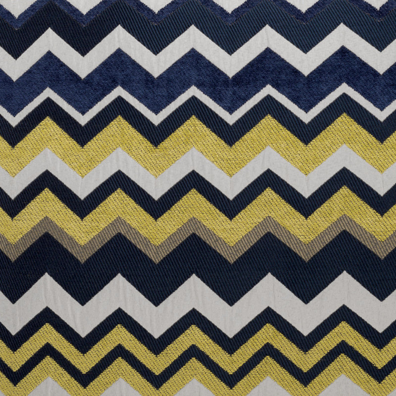 Chevron Fabric, Blue