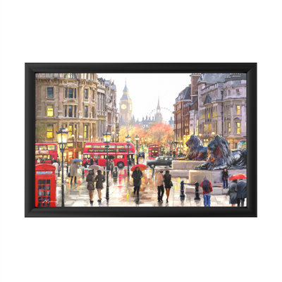 Paysage londonien par le MacGregor studio-reproduction d’art sur cadre en acrylique