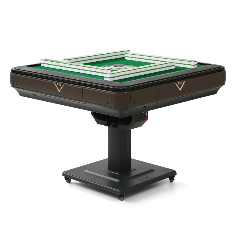 40.15" Folding Automatic Mahjong Table with 152 Tiles, Built-in Tile Dispenser & Storage Features – Compact, Multi-Functional for Chinese & American Mahjong Styles