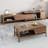 Solid wood walnut coffee table