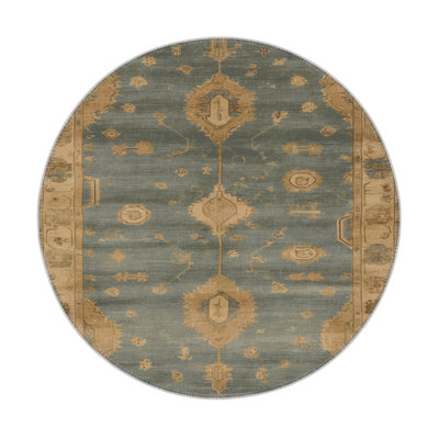 Overdyed Brown Indoor and Outdoor Area Rug