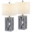 Lampe de table en bois massif Briea-586325170