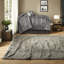 Ensembles de literie luxueux en jacquard gris, grand, pour une maison moderne