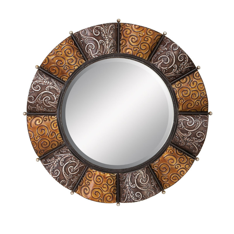 Dereona Metal Wall Mirror