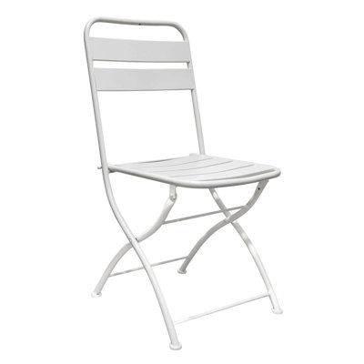 MoretinMarsh Steel Patio Folding Chair Set of 2