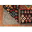 Tapis oriental réversible en laine Kilim 10 x 13