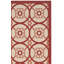 Tapis intérieur / extérieur géométrique rouge / beige Nagy-16761900