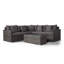 Yancey 5 Seater Rattan Corner Sofa Set-40476583
