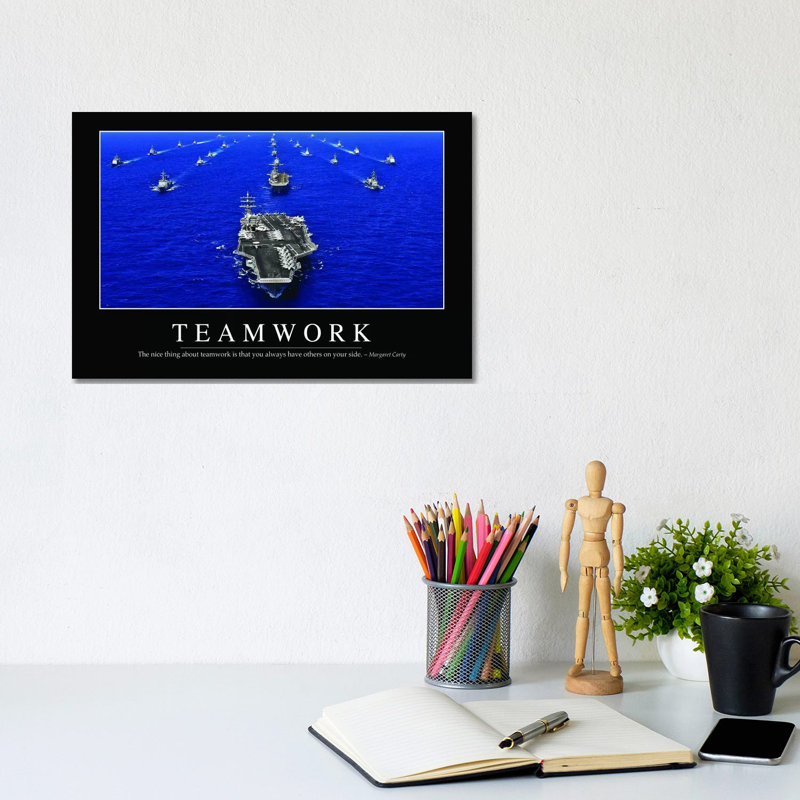 Teamwork by Stocktrek Images - Wrapped Canvas Print, 20.32 cm H x 30.48 cm W