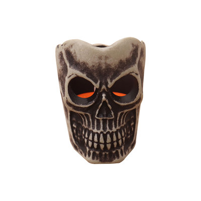 Halloween Decoration Arrangement LED Glowing Candle Light Skull Night Light