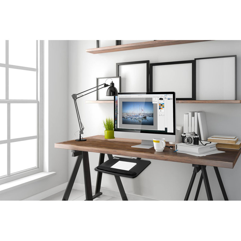 Montez-le! Plateforme réglable en hauteur pour clavier et souris avec repose-poignet, noir