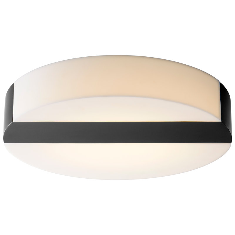 Gashije Acrylic LED Flush Mount, Black
