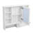 Mirror Cabinet with Adjustable Shelves