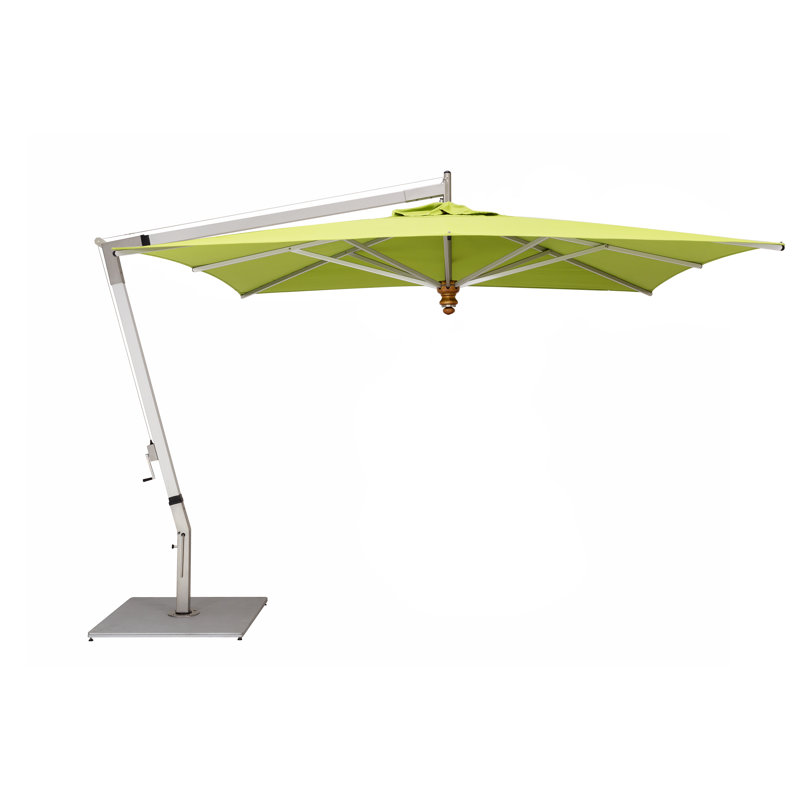 Pendulum 10' x 13.1' Rectangle Cantilever Umbrella, Double Stack Plate - Large, Canvas Canvas Sunbrella® Canvas