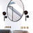 Industrial Wall Lamp, Black Metal Body, 15 x 7.9 x 15.7 inches | Glass Cap, E14 Socket, Max 40W | Abstract Scandinavian Design, Perfect for Modern Home Decor, IP20 Rated, Bulb Not Included-1686815558-1686815559