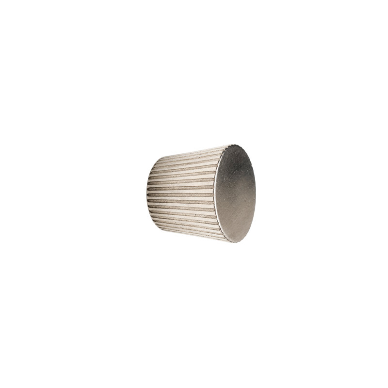 Flute Bronze Conical Knob, White Bronze Brushed